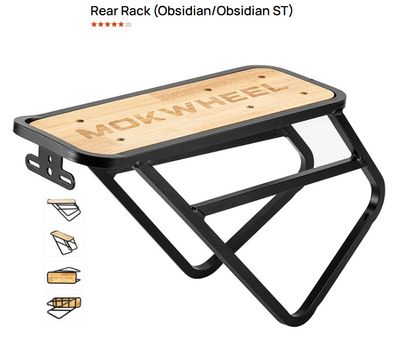 Rear Rack Obsidian / Onyx