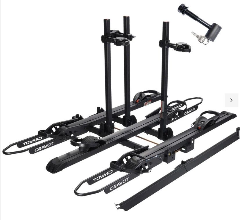 CRAVOT CyberRack S3 Hitch Bike Rack, 2’’ Receiver, 300 LBS Capacity