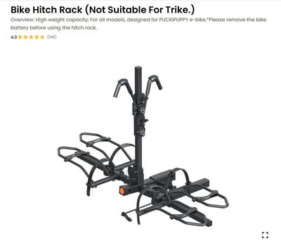 PuckiPuppy Hitch Rack