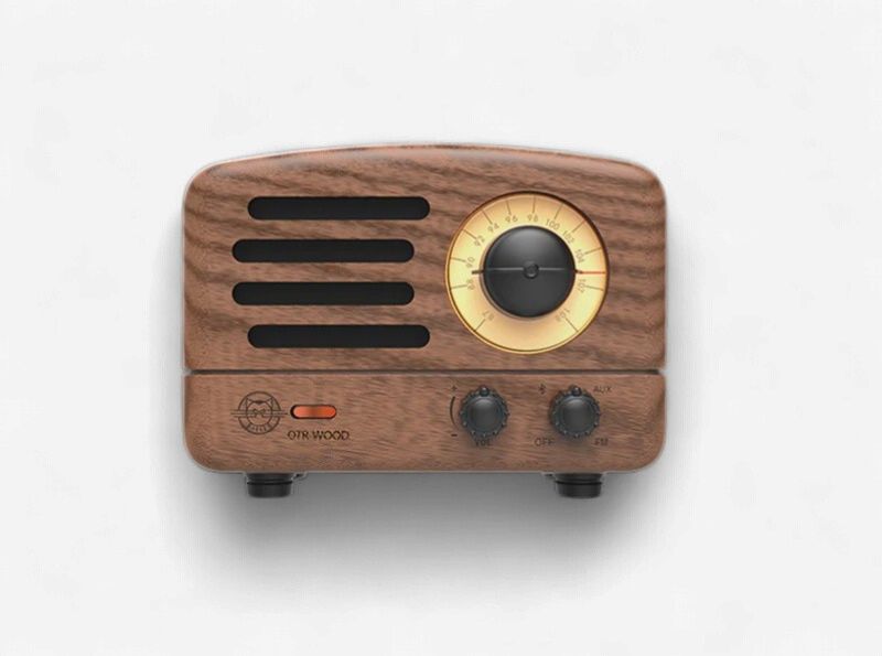 Muzen OTR Wood Retro Portable FM Radio Bluetooth Speaker