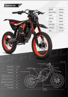 Sparrow Lite Electric Dirt Bike