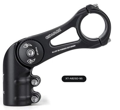 Handlebar Stem Riser - 130 Degree Adjustable Bicycle Stem