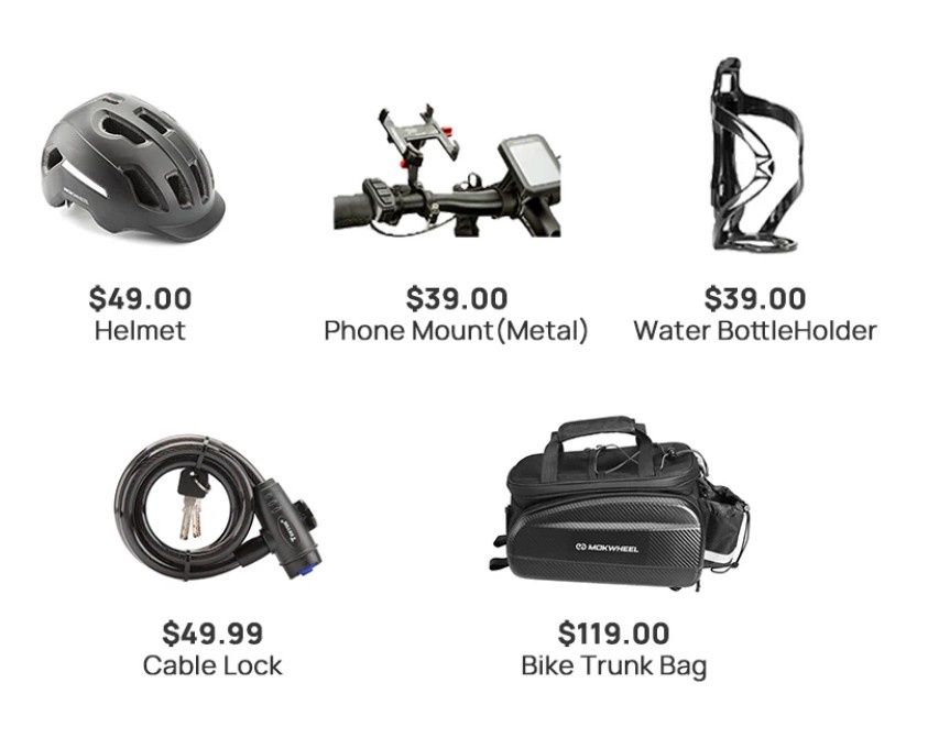 Urban Cycling Accessory Pack ( Tarmac &amp; Flint)