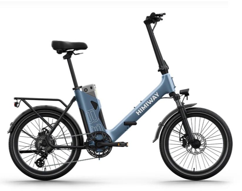 B3 / Foldable Electric Commuter Bike, Color: Indigo