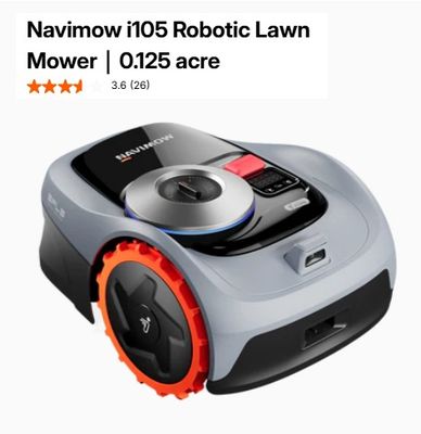 I105 Robotic Lawn Mower 0.125 acre