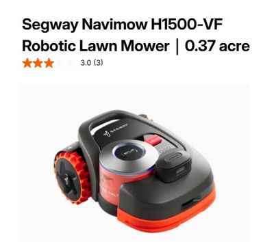 H1500-VF Robotic Lawn Mower 0.37 acre