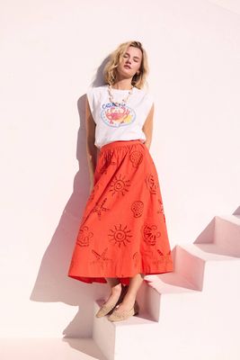 Catch Me Crab Graphic Sleeveless Tee
