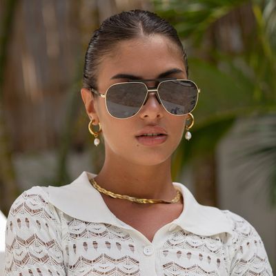 Logan ( NEW ) Acetate Aviator Unisex Sunglasses(1)