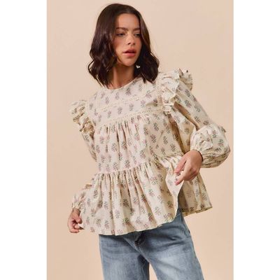 Dainty Fall Floral Top