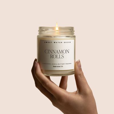 Cinnamon Rolls 9 oz Soy Candle - Fall Decor &amp; Gifts
