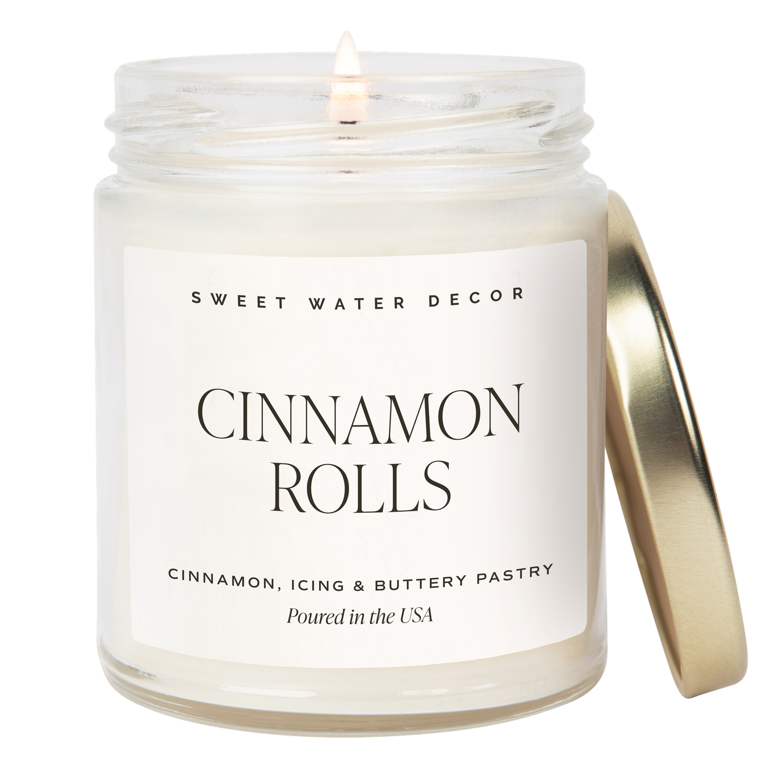 Cinnamon Rolls 9 oz Soy Candle - Fall Decor &amp; Gifts
