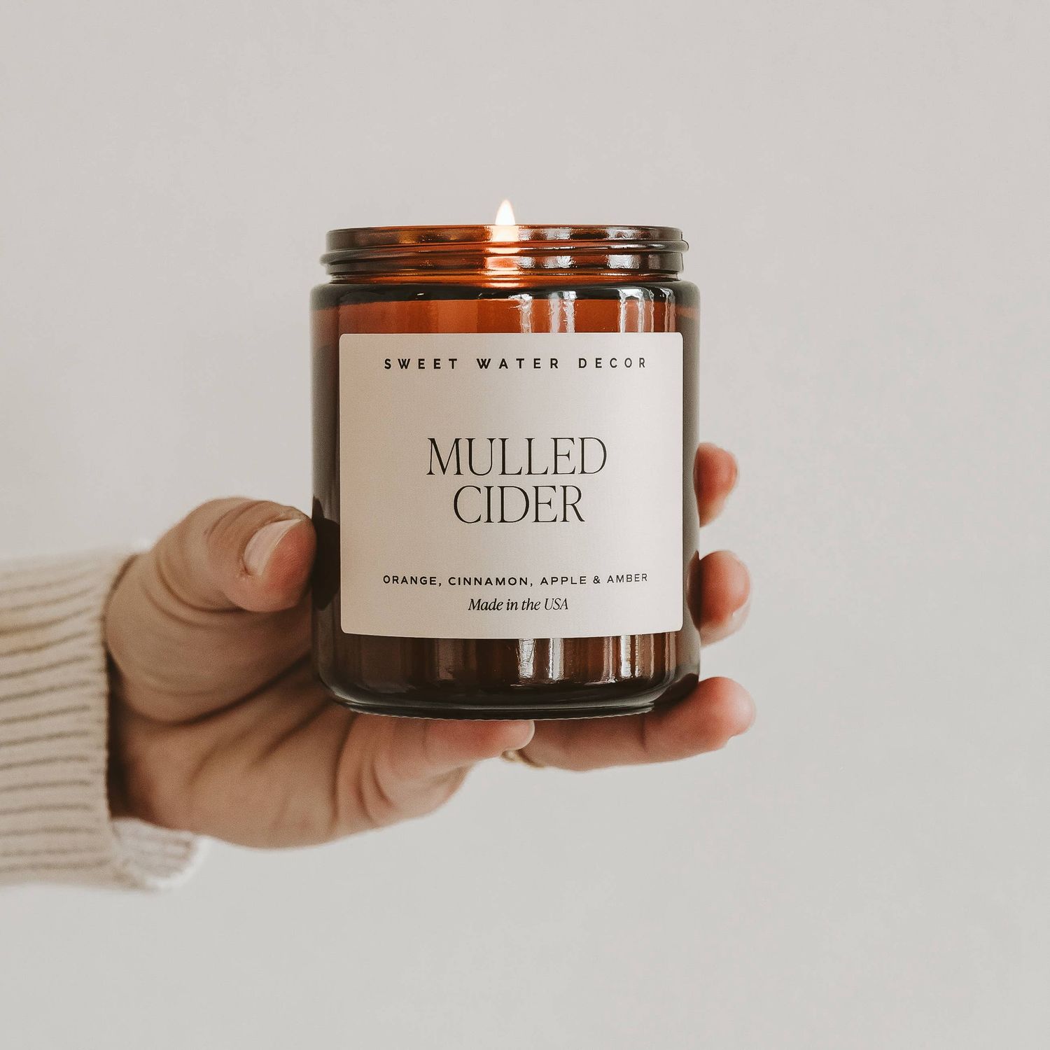 Mulled Cider 9 oz Soy Candle - Fall Decor &amp; Gifts