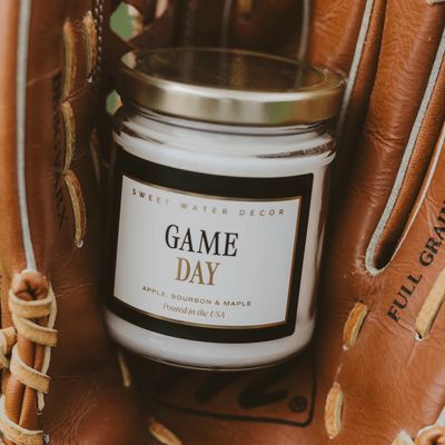 *NEW* Game Day 9 oz Soy Candle, Black - Sports Gifts