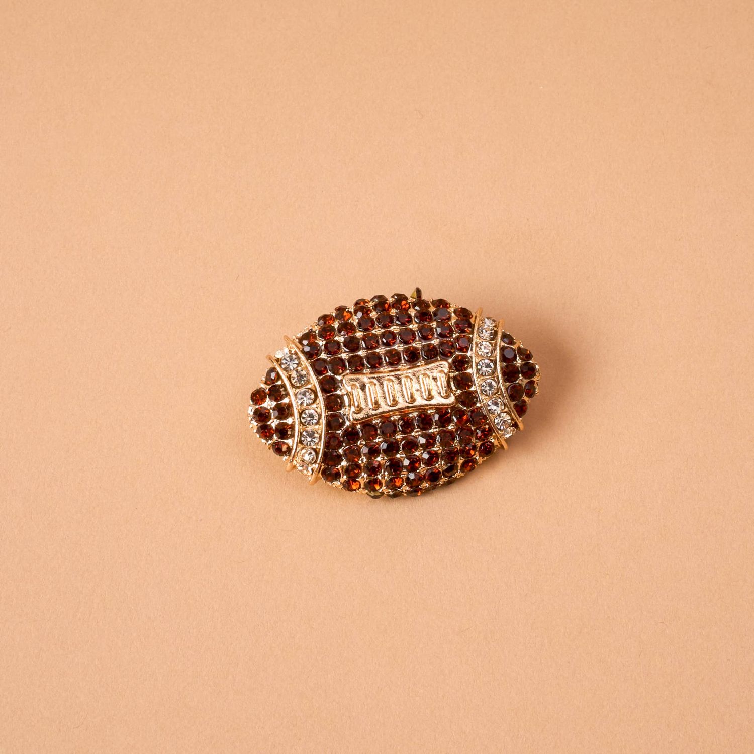 Timeless Brooch-Dazzle Football