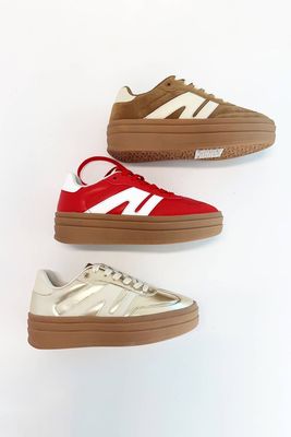 Gold Sneakers