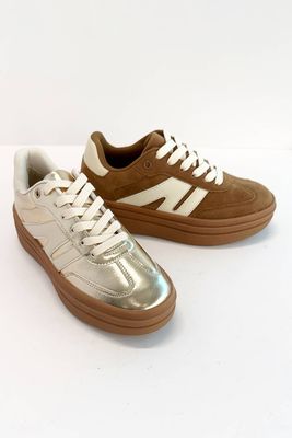 Gold Sneakers