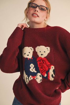 TEDDY BEAR PULLOVER SWEATER