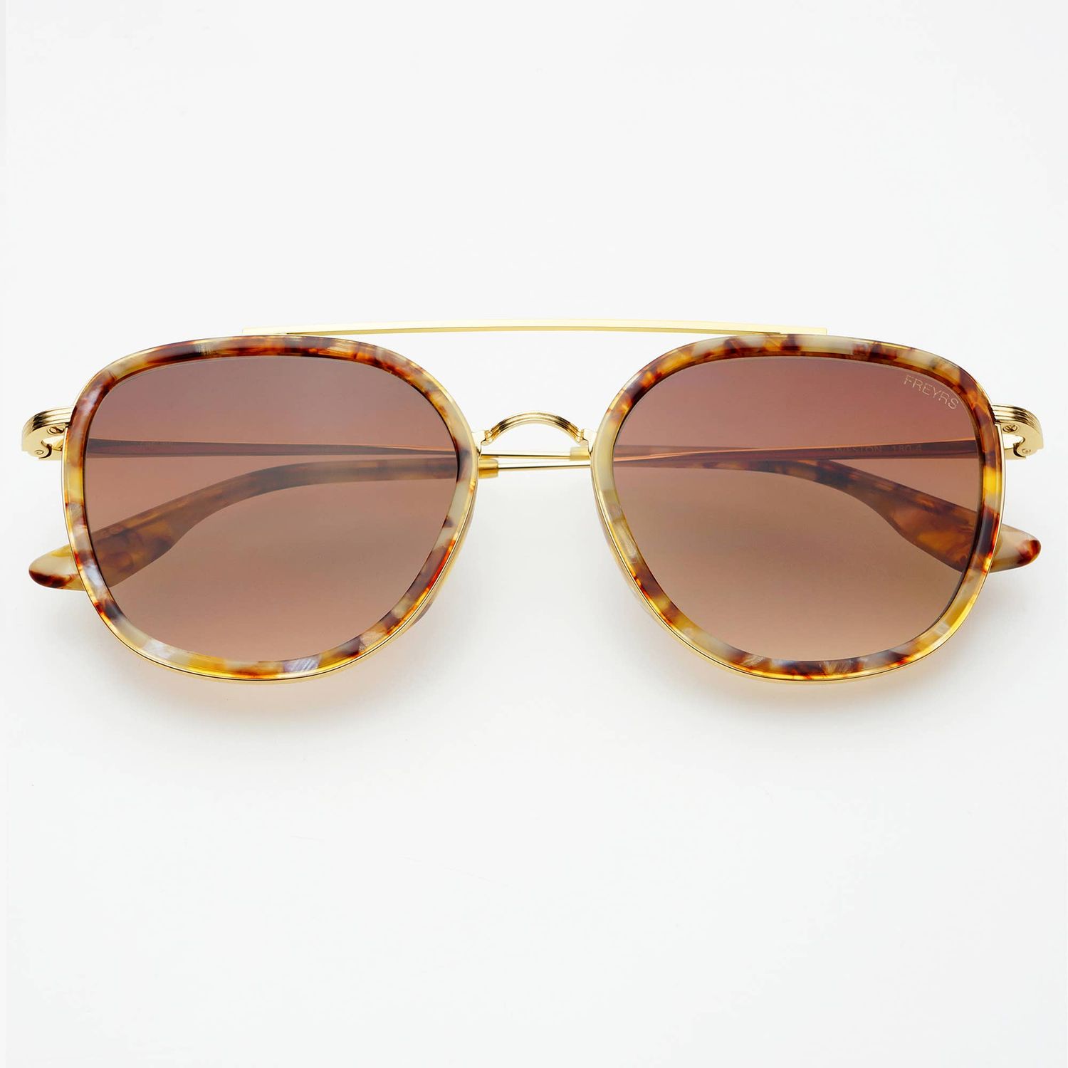 Weston Acetate Round Sunglasses, Color: Brown Pearl