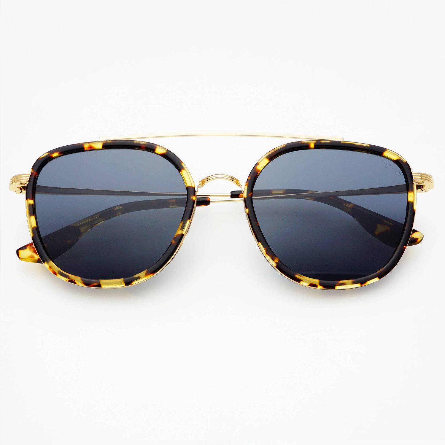 Weston Acetate Round Sunglasses2, Color: Yellow Tortoise / Gray