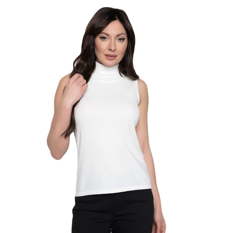 Turtle Neck Knit Shell