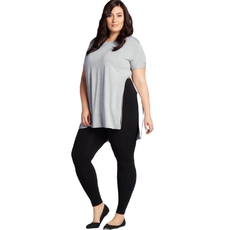 Cest Moi Bamboo Curve Leggings CEBPL1006 black plus size legs