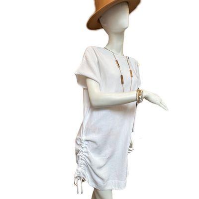 Pretty Alina Ruched Hem Dress Pretty Alina Ruched Hem Dress