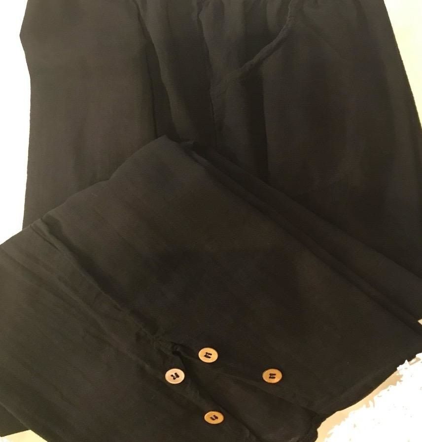 California Cotton Amy Pant, Color: Black, Size: 1x