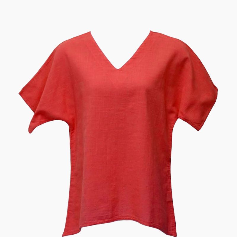 California Brisa Curve Drip Hem, Color: Berry Blush, Size: 1x