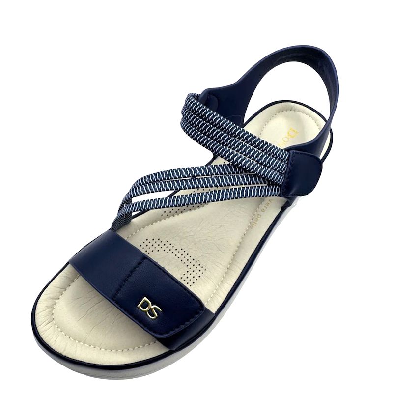 Aurora Leather Walking Sandal, Color: Navy, Size: 39
