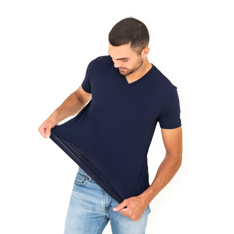 Huron Vneck Tee, Color: Ink, Size: XL