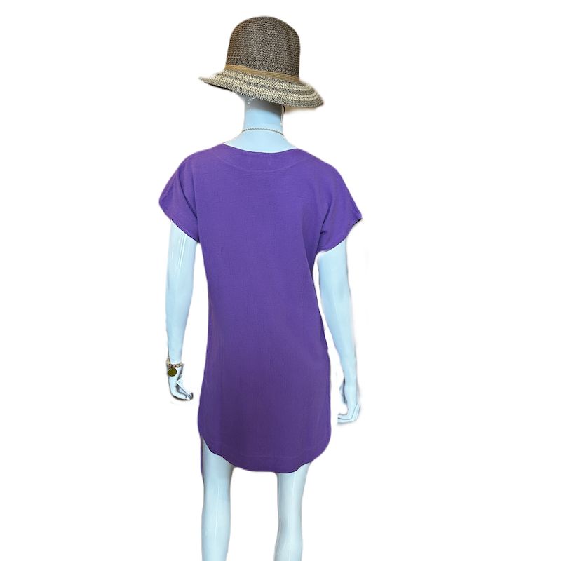 Pretty Alina Ruched Hem Dress, Color: Lavender, Size: XS