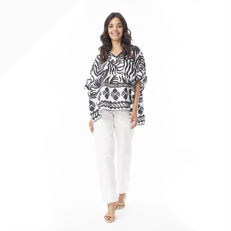 Vneck Oversize Cotton Top