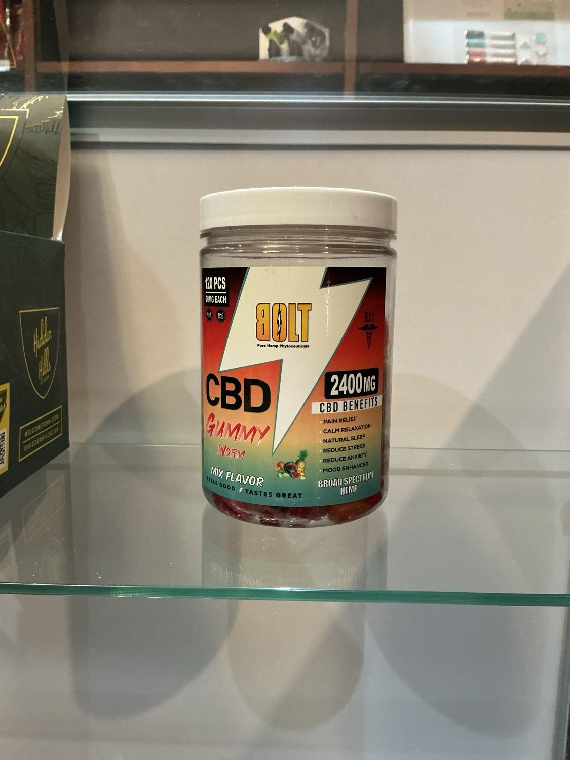 Bolt 2400mg CBD Gummy Worms