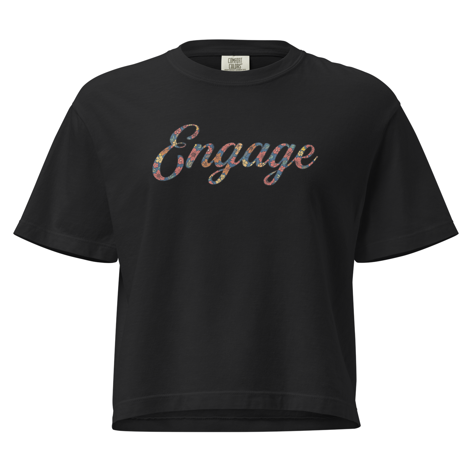 Engage Floral Women's Boxy Tee