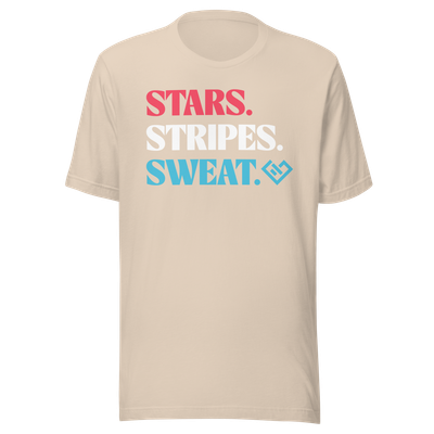 Stars. Stripes. Sweat. - Unisex Crew Tee