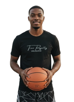 True Royalty by Kadasieré-  Designer Super Soft Ringspun Cotton Black T-Shirt