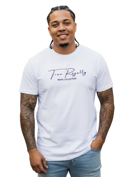 True Royalty by Kadasieré- Super Soft Rings pun Cotton White T-Shirt