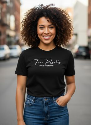 True Royalty by Kadasieré-Heavy Soft Combed Ring Spun Cotton Black T-Shirt Unisex