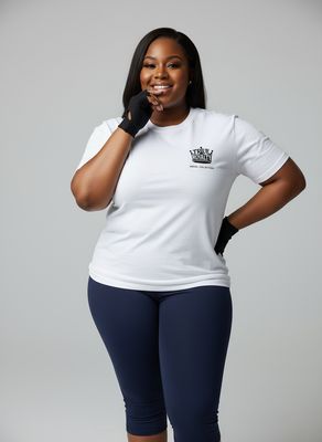 True Royalty By Kadasieré Crown Heavy Ring Spun White Cotton T Shirts Unisex
