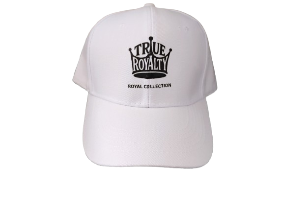 True Royalty By Kadasieré (Crown) All White Baseball Cap/Hat For Men And Women