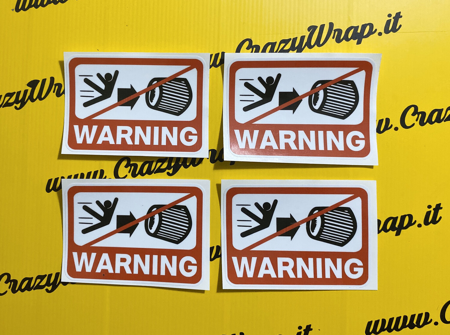 Sticker “WARNING ASPIRAZIONE”