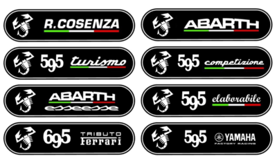 Adesivi Sedili Lunghi per 500 2pz.