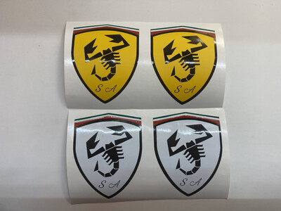Sticker "SCUDERIA ABARTH” 2pz.