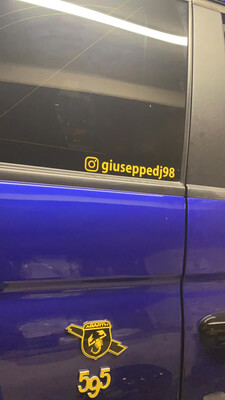 Sticker NOME SOCIAL 2pz. / 3pz.