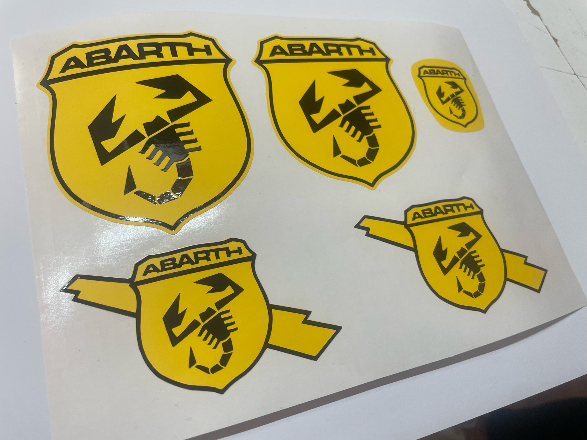 Kit Loghi personalizzati per 500 - GPA - EVO - 124 ABARTH