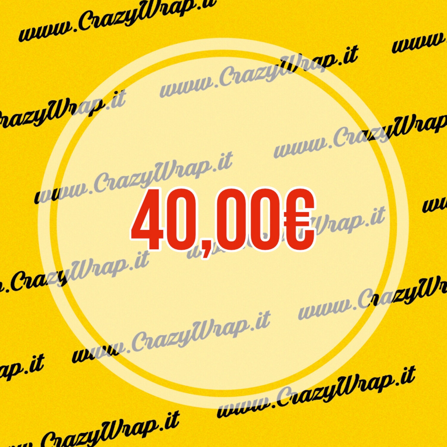 Adesivo personalizzato da: 40,00€