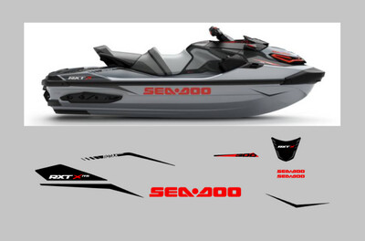 KIT ADESIVI COMPLETO per SEADOO RXT 300 X RS - ANNO 2018/19/20