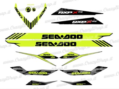KIT ADESIVI COMPLETO per SEADOO RXP 300 X RS - 2016/2020