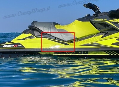 KIT ADESIVI SOTTO SELLA 2 pz. per SEADOO RXP 260/300 X RS