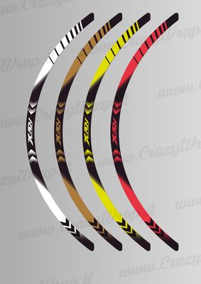 KIT ADESIVI CERCHI per HONDA X-ADV 750 dal 2017 &gt; 2025
